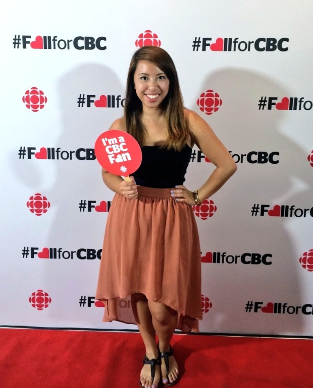 Walking the red carpet at a CBC event! #FALLforCBC